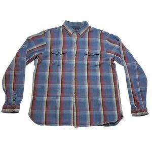 Polo Ralph Lauren Plaid Flannel Shirt Long Sleeve Men’s Size 2X 100% Cotton